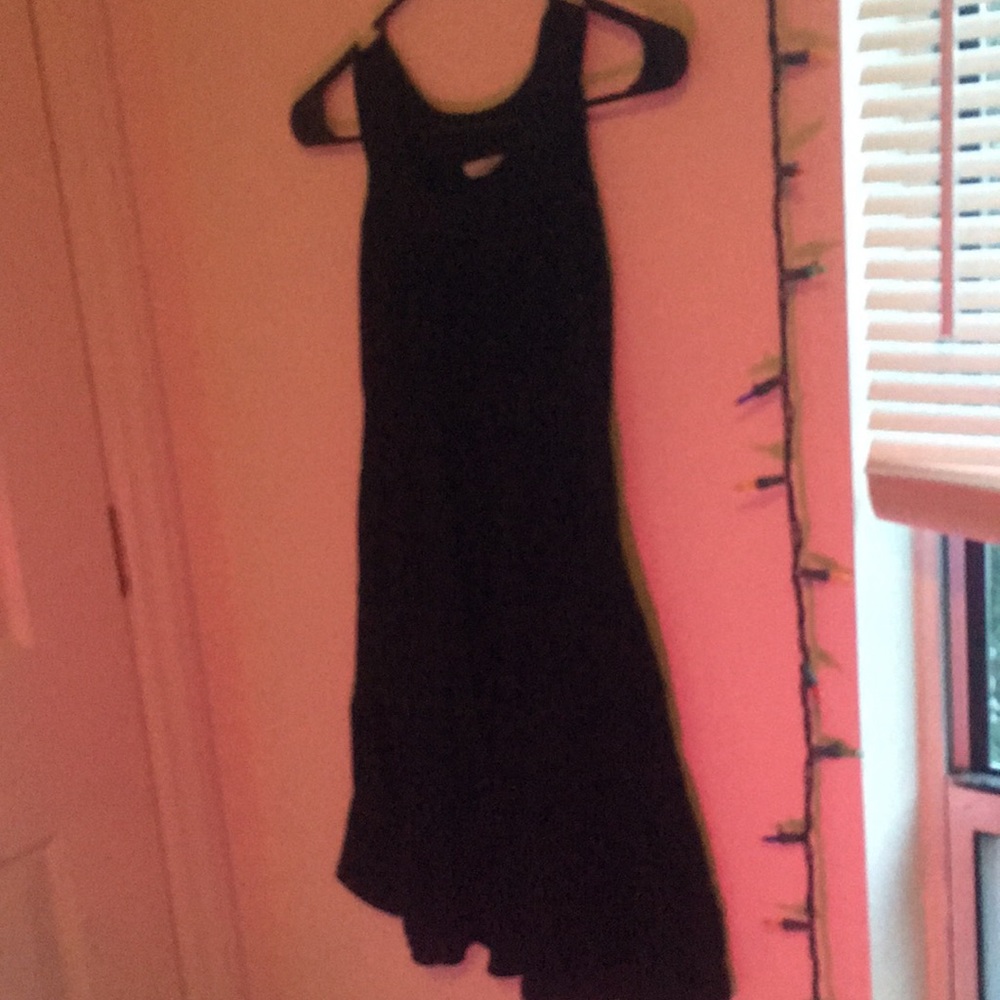 Knit Black Dress